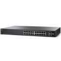 Cisco SG220-26P Smart Plus L2-Managed Gigabit POE Switch 24 Port Gigabit, 2 Port SFP ควบคุมผ่าน Web