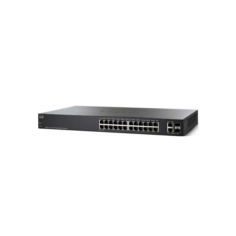 Cisco SG220-26P Smart Plus L2-Managed Gigabit POE Switch 24 Port Gigabit, 2 Port SFP ควบคุมผ่าน Web