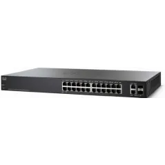 Cisco SF220-24 Smart Plus L2-Managed Switch 24 Port 10/100Mbps, 2 Port SFP ควบคุมผ่าน Web