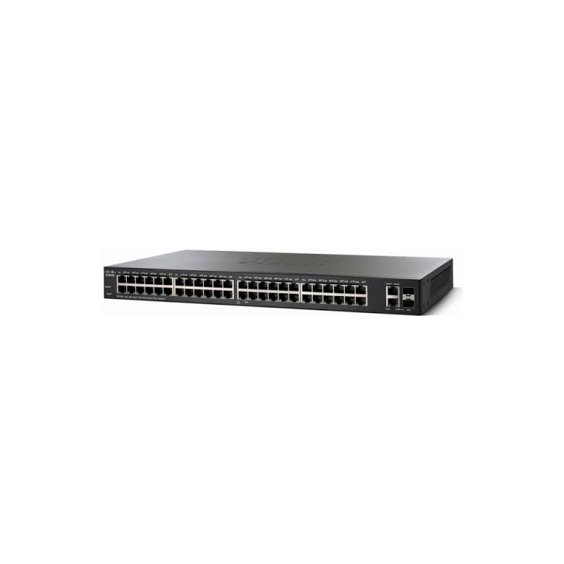 Cisco SF220-48 Smart Plus L2-Managed Switch 48 Port 10/100Mbps, 2 Port SFP ควบคุมผ่าน Web