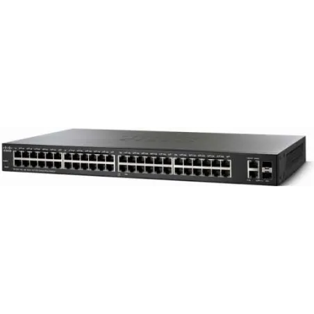 Cisco SF220-48 Smart Plus L2-Managed Switch 48 Port 10/100Mbps, 2 Port SFP ควบคุมผ่าน Web