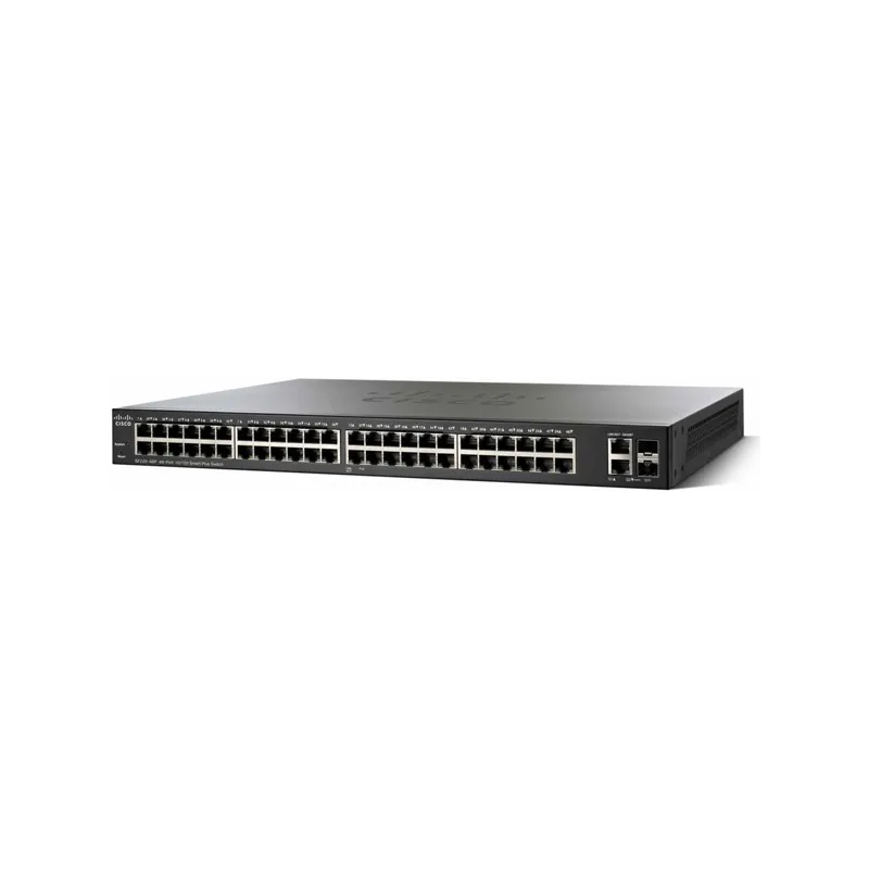 Cisco SF220-48P Smart Plus L2-Managed POE Switch 48 Port 10/100Mbps, 2 Port SFP ควบคุมผ่าน Web