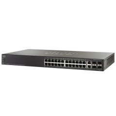 Cisco SG500-28 Stackable L3-Managed Switch 24 Port Gigabit + 2 Port Combo รองรับ Static Routing, VLAN