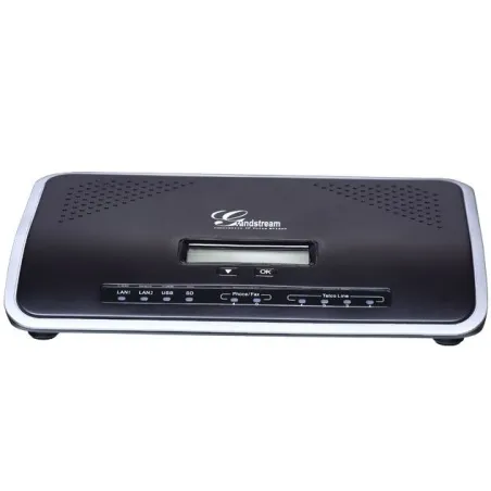Grandstream UCM6104 ตู้สาขา All-in-one IP-PBX รองรับ 4คู่สายนอก และ 2คู่สายใน 2 Port Lan, 45 Concurrent call 