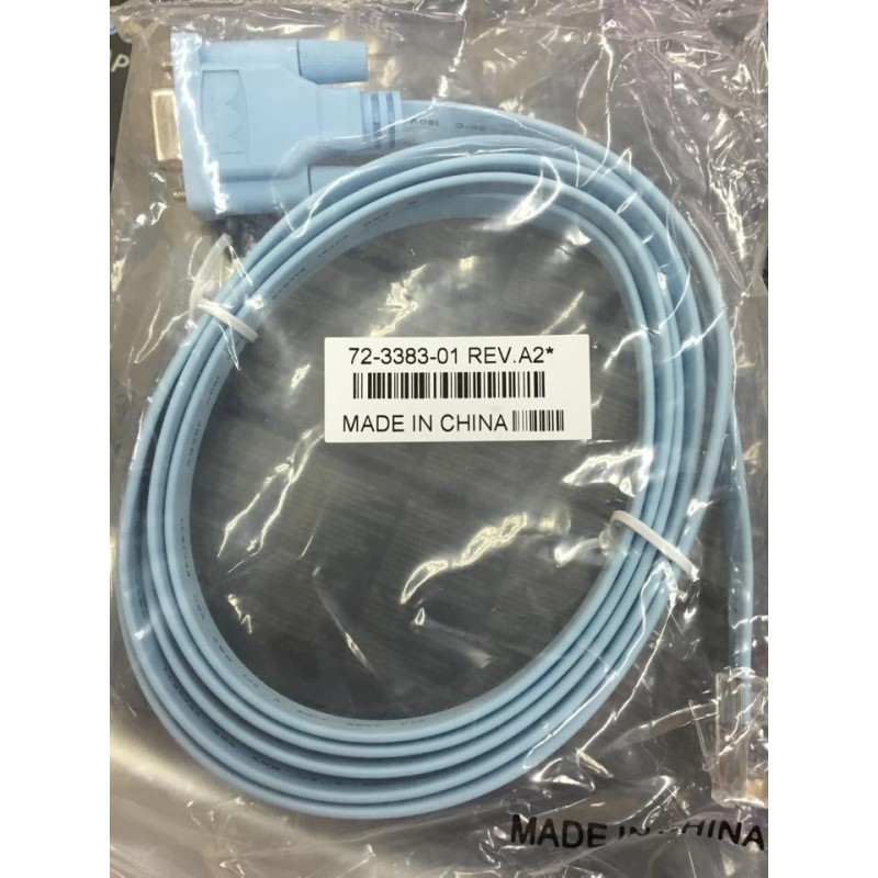 Cisco Serial Console Cable RJ45 to DB9 หัวแบบ Female ความยาว 1 เมตร รองรับ Cisco, Mikrotik, HP