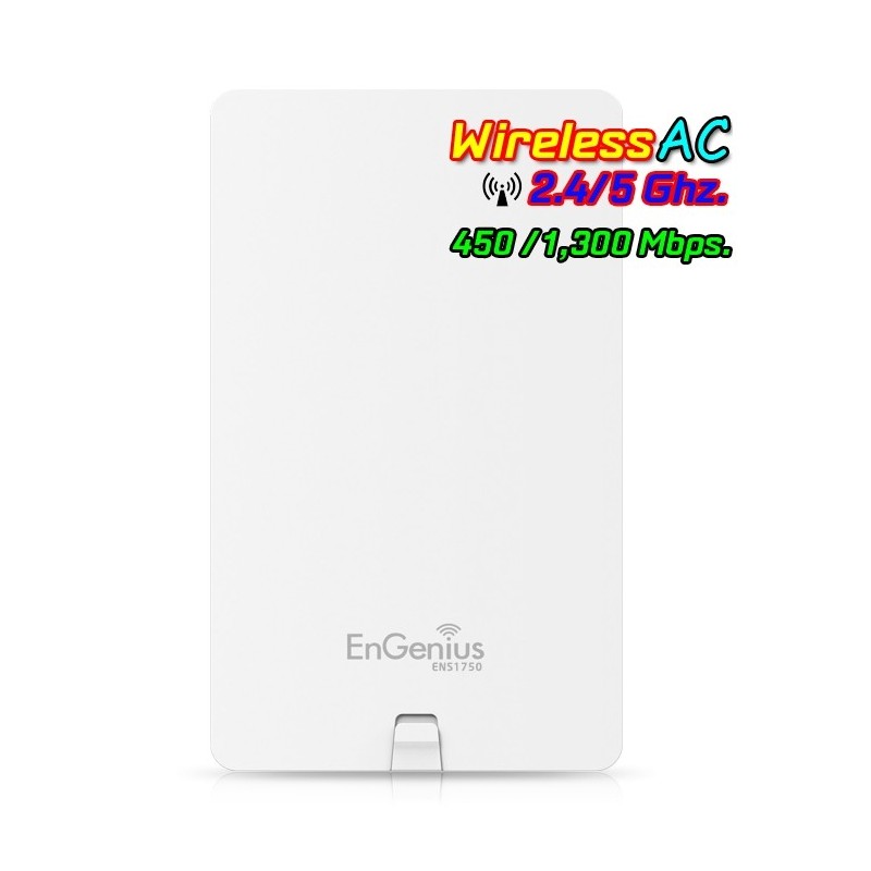 Engenius ENS1750 Accees Point แบบ Dualband 2.4/5GHz มาตรฐาน AC ความเร็วสูงสุด 1300Mbps