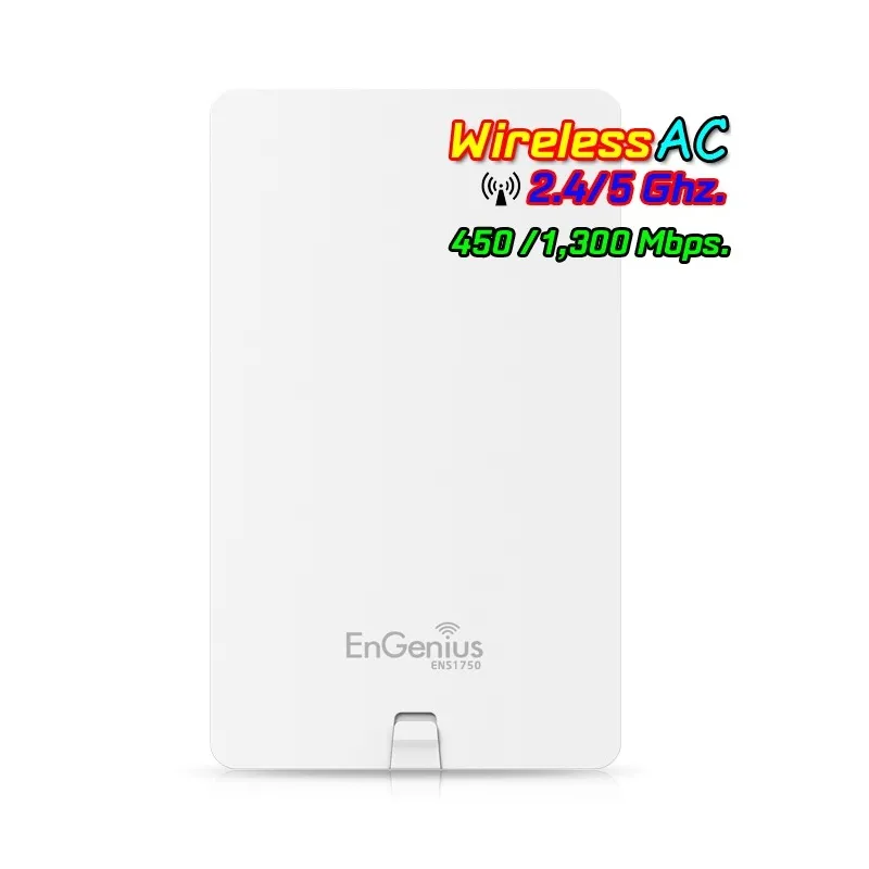 Engenius ENS1750 Accees Point แบบ Dualband 2.4/5GHz มาตรฐาน AC ความเร็วสูงสุด 1300Mbps