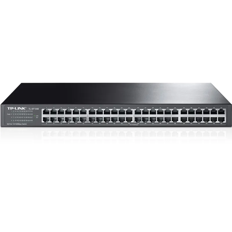 TP-LINK TL-SF1048 Unmanaged Rackmount Switch ขนาด 48 port ความเร็ว 10/100Mbps