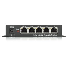 NC-Link NC-PUS051D-24V Passive POE Switch 5 Port 10/100Mbps จ่ายไฟ 4 Port 24VDC สูงสุด 72W