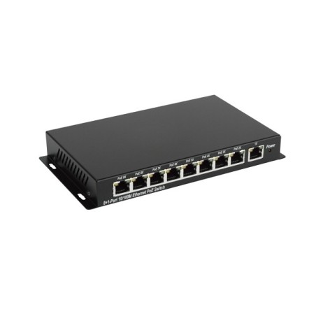 NC-Link NC-PUS091D-24V Passive POE Switch 9 Port 10/100Mbps จ่ายไฟ 8 Port 24VDC สูงสุด 120W