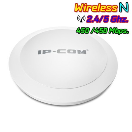IP-COM W75AP Wireless Access Point Dual-Band 2.4/5GHz มาตรฐาน N ความเร็วสูงสุด 450Mbps รองรับ Access Controller, POE