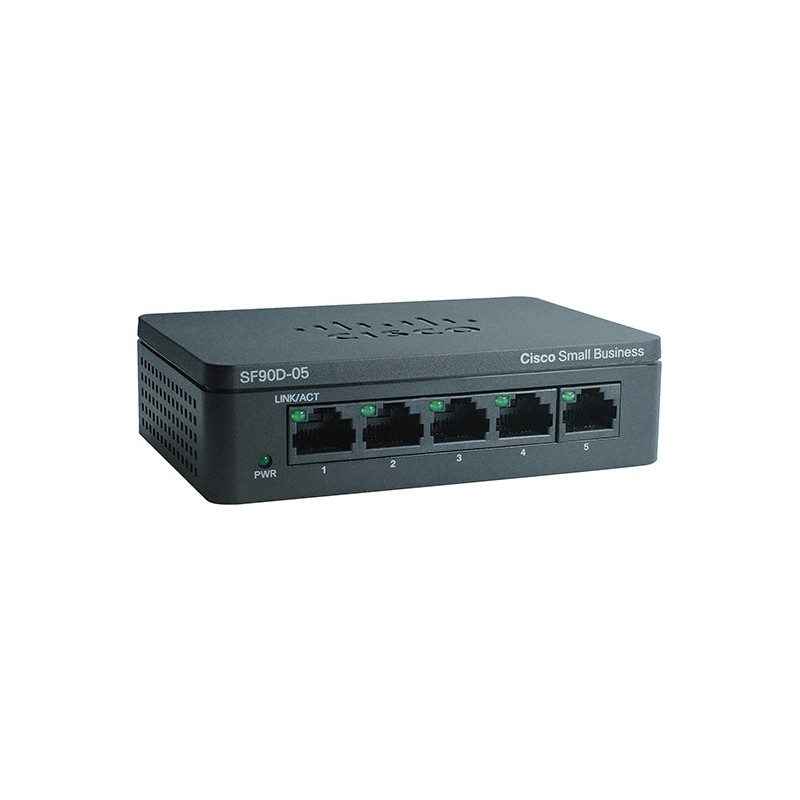 Cisco SF95D-05 Unmanaged Desktop Switch ขนาด 5 Port ความเร็ว 10/100 Mbps