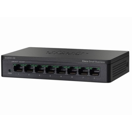 Cisco SG95D-08 Unmanaged Desktop Gigabit Switch ขนาด 8 Port ความเร็ว 10/100/1000Mbps