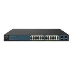 EnGenius EWS7928P Neutron Managed L2 Gigabit POE Switch ขนาด 24 Port จ่ายไฟสูงสุด 185W