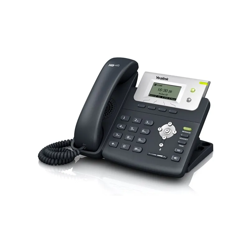 Yealink SIP-T21P-E2 โทรศัพท์แบบ IP (IP-Phone) จอ LCD 132x64 รองรับ 2 SIP Account, HD Voice พร้อม Adapter รองรับ POE