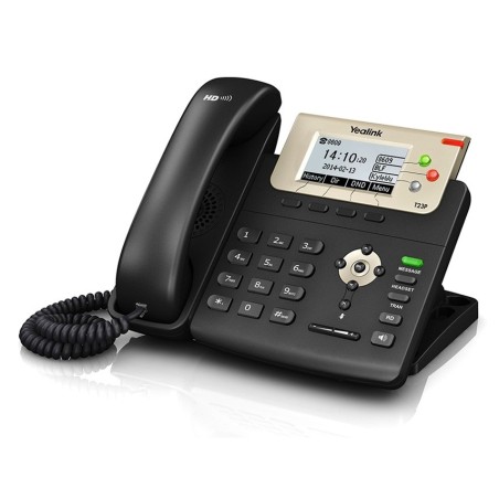 Yealink SIP-T23P โทรศัพท์แบบ IP (IP-Phone) จอ LCD รองรับ 3 SIP Account, HD Voice รองรับ POE