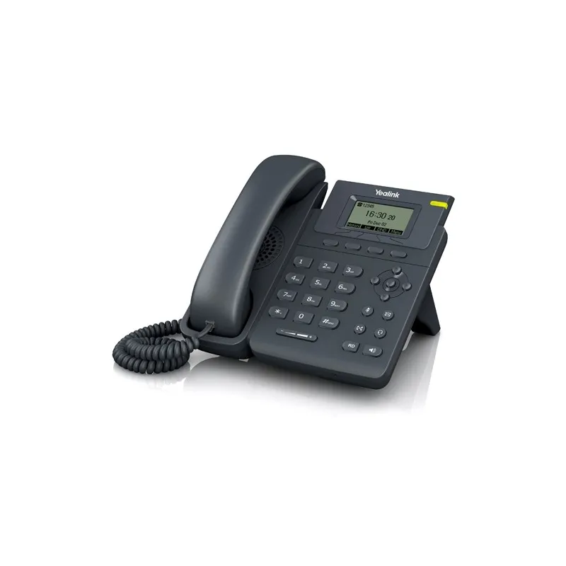 Yealink SIP-T19P-E2 โทรศัพท์แบบ IP (IP-Phone) จอ LCD รองรับ 1 SIP Account พร้อม Adapter รองรับ POE ราคาประหยัด