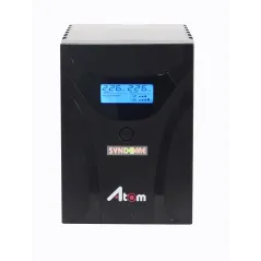 Syndome ATOM1000-LCD เครื่องสำรองไฟ UPS ขนาด 1000VA 600Watt แบบมี LCD Display