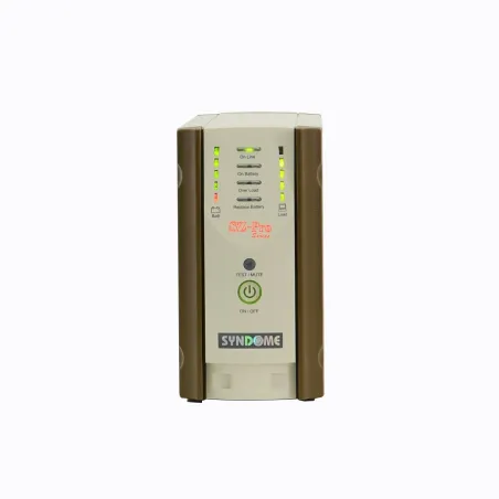 Syndome SZ-801 Pro เครื่องสำรองไฟ UPS ขนาด 800VA/640W ระบบปรับแรงดันไฟฟ้าอัตโนมัติ (AVR)