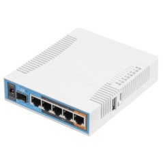 Mikrotik Router hAP AC, ROS LV.4 CPU 720MHz Ram 128MB, Wireless AC, 5 Port Gigabit 1 SFP