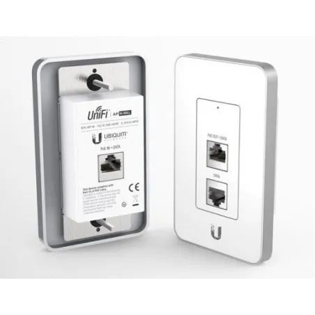 Ubiquiti UniFi UAP-IW In-Wall Wifi Access Point แบบติดผนัง ความถี่ 2.4GHz พร้อม 3 Port Lan