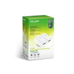 TP-Link TL-PA4020P Kit อุปกรณ์ Powerline Adapter Pack คู่ เชื่อมเครือข่าย Network ผ่านสายไฟฟ้าในบ้าน ระยะไกลสุด 300 เมตร