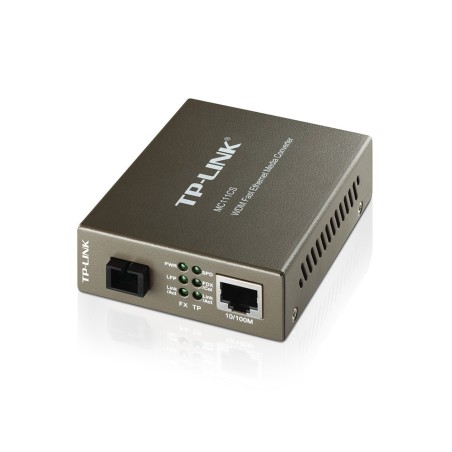TP-Link MC111CS Media Converter แปลงสัญญาณจากสาย UTP เป็น Fiber Optic สายแบบ SingleMode หัวต่อ SC ระยะทาง 20 Km