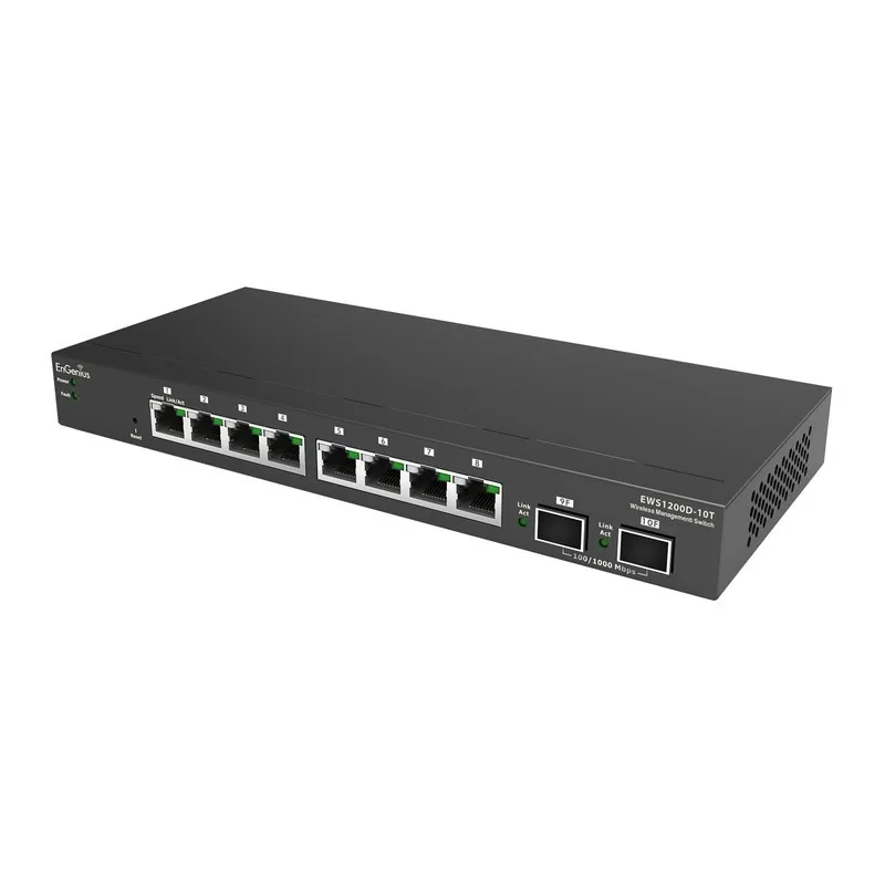 EnGenius EWS1200D-10T Neutron Managed L2 Gigabit Switch ขนาด 8 Port แบบ Desktop, 2 SFP