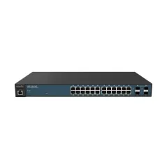 EnGenius EWS1200-28T Neutron Managed L2 Gigabit Switch ขนาด 24 Port แบบ Rackmount, 4 SFP