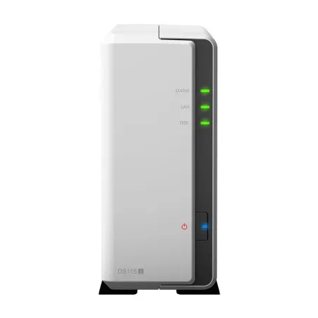 Synology DS115J Network Attatch Storage ขนาด 1Bay สูงสุด 8TB รองรับ Media Streaming, iTune Server, Load Bit