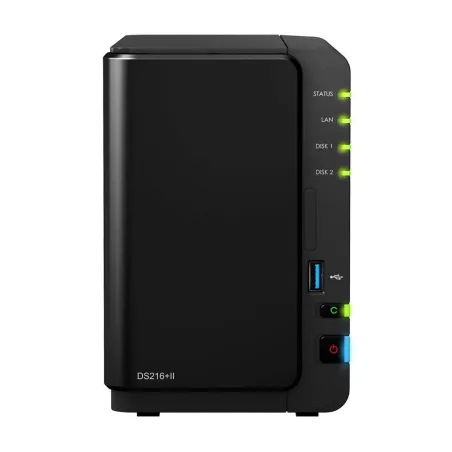 Synology DS216+II Network Attatch Storage ขนาด 2Bay สูงสุด 16TB ( 2 x 8TB) รองรับ Media Streaming, iTune Server, Load Bit