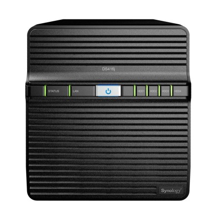 Synology DS416J Network Attatch Storage ขนาด 4Bay สูงสุด 40TB รองรับ Media Streaming, iTune Server, Load Bit
