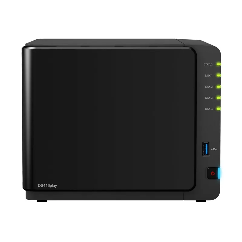 Synology DS416Play Network Attatch Storage ขนาด 4Bay สูงสุด 40TB รองรับ Media Streaming, iTune Server, Load Bit