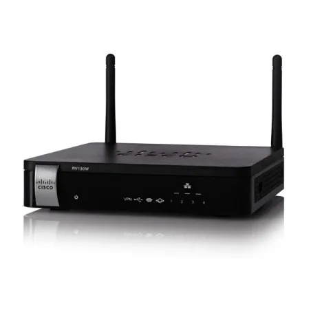 Cisco RV130W VPN Wireless Router VPN 10 Tunnels, 1 Port Wan, 4 Port Lan, 5000 Sessions, Wireless 2.4GHz