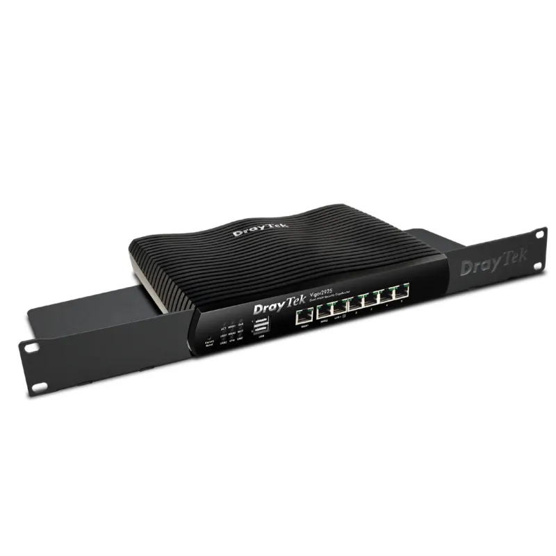 Draytek Vigor Rack Mount Bracket แผ่น Plate สำหรับประกอบเข้ากับ Vigor Router เพื่อใส่เข้าตู้ Rack มาตรฐาน 19 นิ้ว