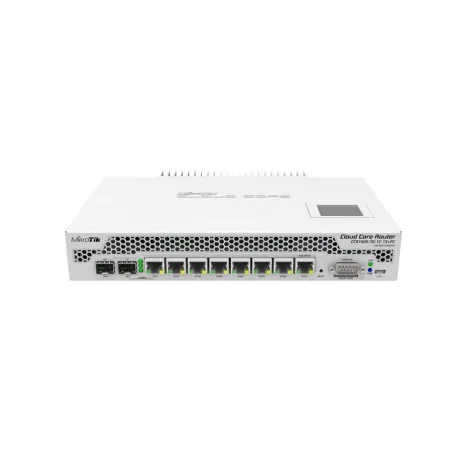 Mikrotik CCR1009-7G-1C-1S+PC Cloud Core Router CPU 9-Core 1GHz Ram 2GB, 7 Port Giagbit 1 Port SFP Plus ROS LV.6