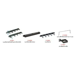 แผงจัดสายห่วงพลาสติก US-3051 CABLE MANAGEMENT PLASTLC RING PANEL