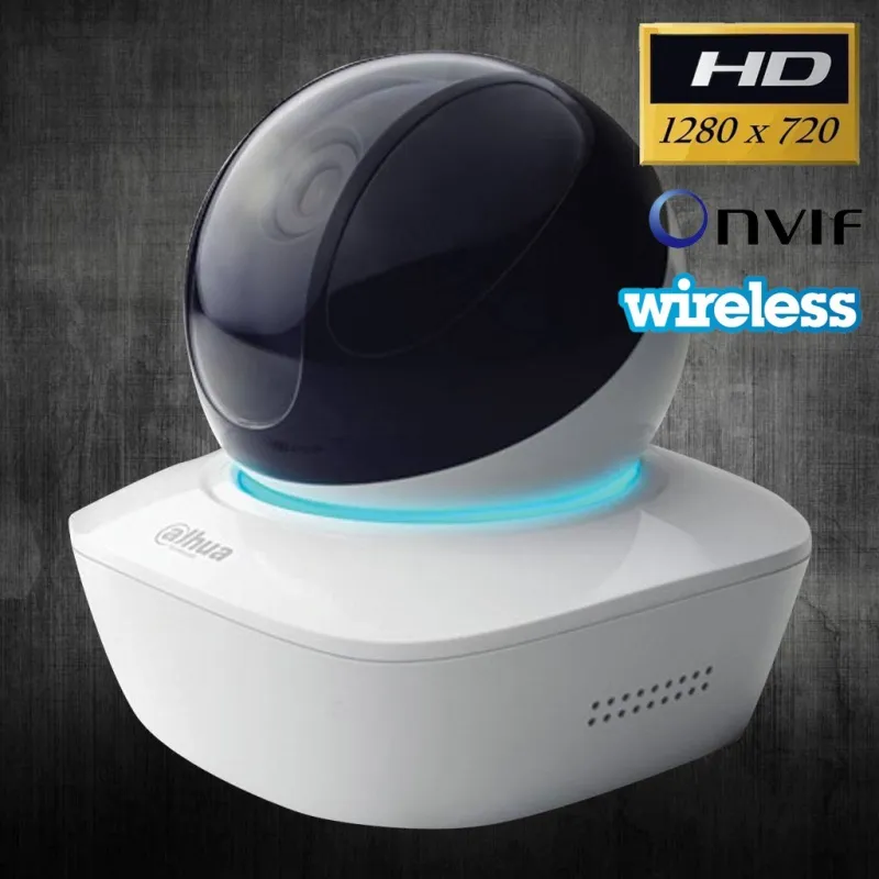 dahua DH-IPC-AW12WP IP Camera แบบ Wireless รองรับ Pan/Tilt ความละเอียด HD 720P, IR, บันทึกลง SD Card