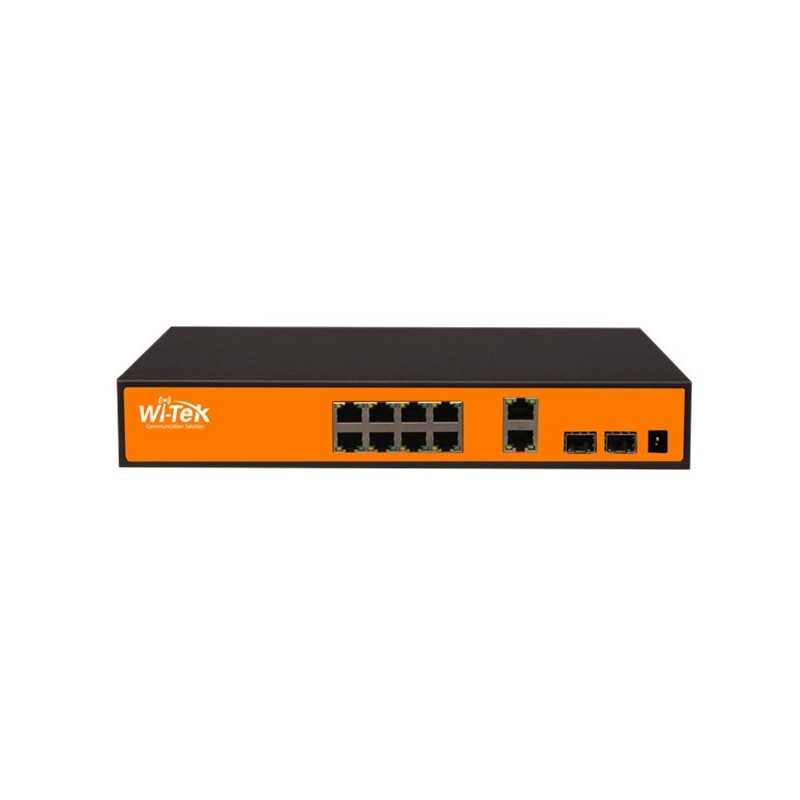 Wi-Tek WI-PS110F POE Switch 8 Port 100Mbps, 8 Port POE 802.3af/af,