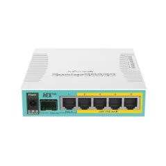 Mikrotik Router RB960PGS (hEX PoE) CPU 800MHz Ram 128MB Port Gigabit จ่ายไฟ POE 802.3at 4 Port