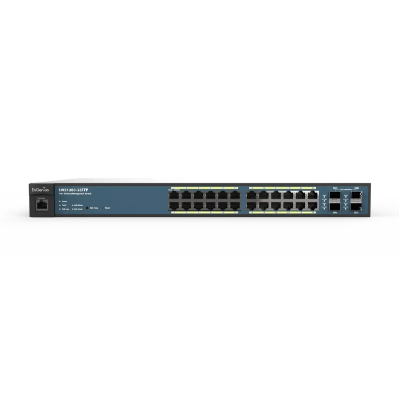 EnGenius EWS1200-28TFP Neutron Managed L2 Gigabit POE Switch 24 Port จ่ายไฟ POE 802.3at/af 410W