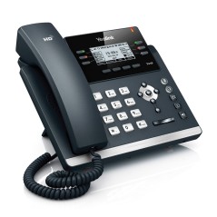 Yealink SIP-T41P โทรศัพท์แบบ IP (IP-Phone) จอ LCD รองรับ 6 SIP Account, HD Voice 2 Port รองรับ POE