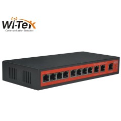 Wi-Tek WI-PS211G POE Switch 8 Port FE + 3 Port Gigabit, POE 802.3af/at 8 Port ,Port Isolate Max 120W