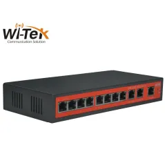 Wi-Tek WI-PS211G POE Switch 8 Port FE + 3 Port Gigabit, POE 802.3af/at 8 Port ,Port Isolate Max 120W