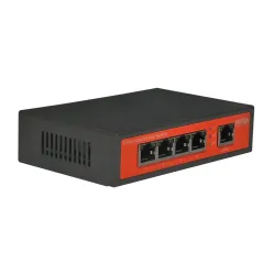 Wi-Tek WI-PS305G POE Switch 5 Port Gigabit, จ่ายไฟ POE 802.3af/at 4 Port Max 65W