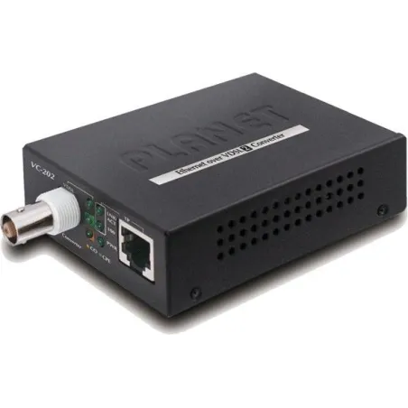 Planet VC-202A Ethernet over Coaxial Extender แปลงสัญญาณสาย UTP To Coaxial เพิ่มระยะได้ 1.6Km หัวต่อ BNC Female