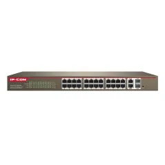 IP-COM S3300-26-PWR-M Web Smart PoE Switch 24 Port 100Mbps, 2 Port Gigabit/SFP POE 370W