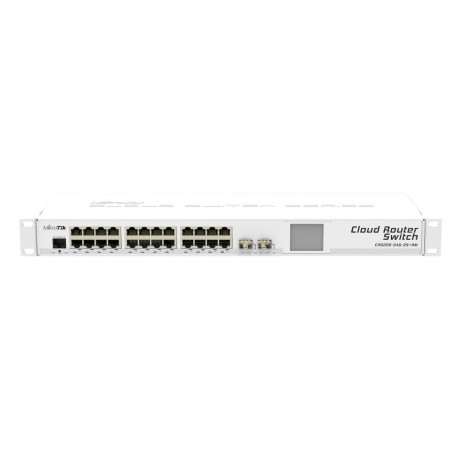 Mikrotik Cloud Router Switch CRS226-24G-2S+RM 24 Port Gigabit, 2 Port SFP+ CPU 400Mhz ROS Lv.5