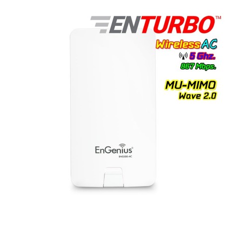 Engenius ENS500-AC MU-MIMO Wave 2 Outdoor Accees Point 5GHz Wireless AC 867Mbps