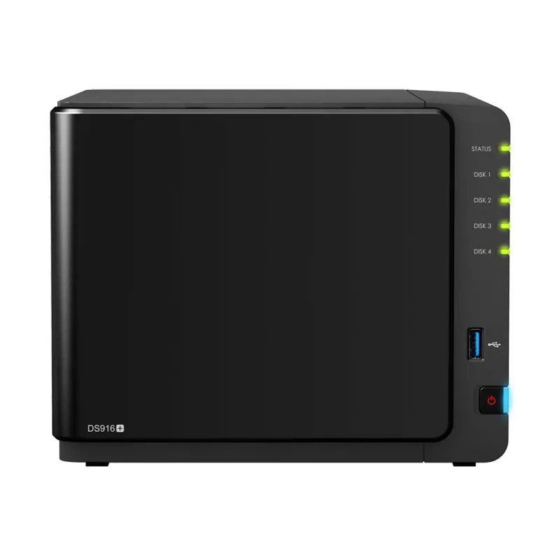 Synology DS916+ Network Attatch Storage 4Bay 40TB CPU Intel Ram 8GB